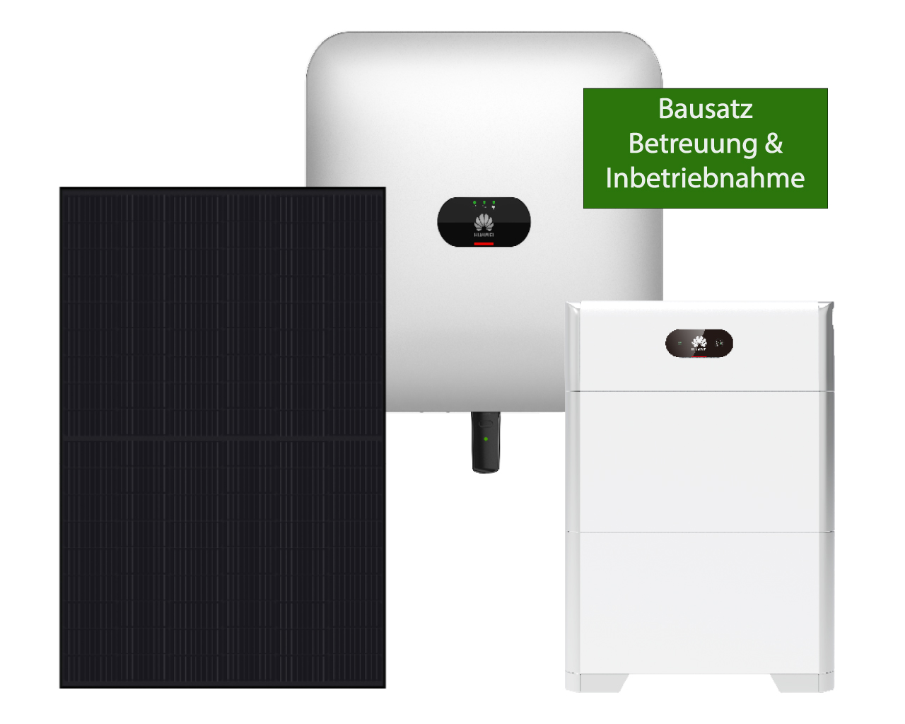 Huawei - Solarpaket Starter Plus - Bis 8000 kWh Jahresverbrauch - Baussatz