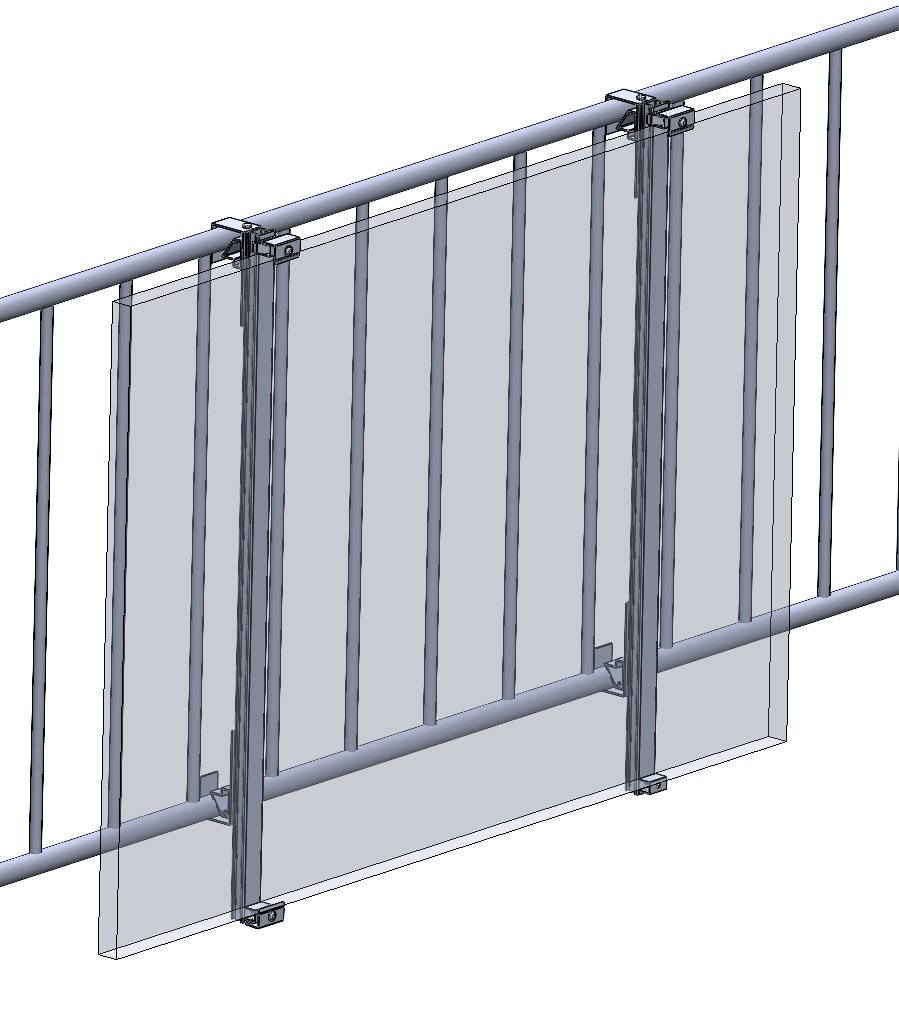 Lorenz Mini-PV Set Balkon - Befestigungsset für 1 Modul